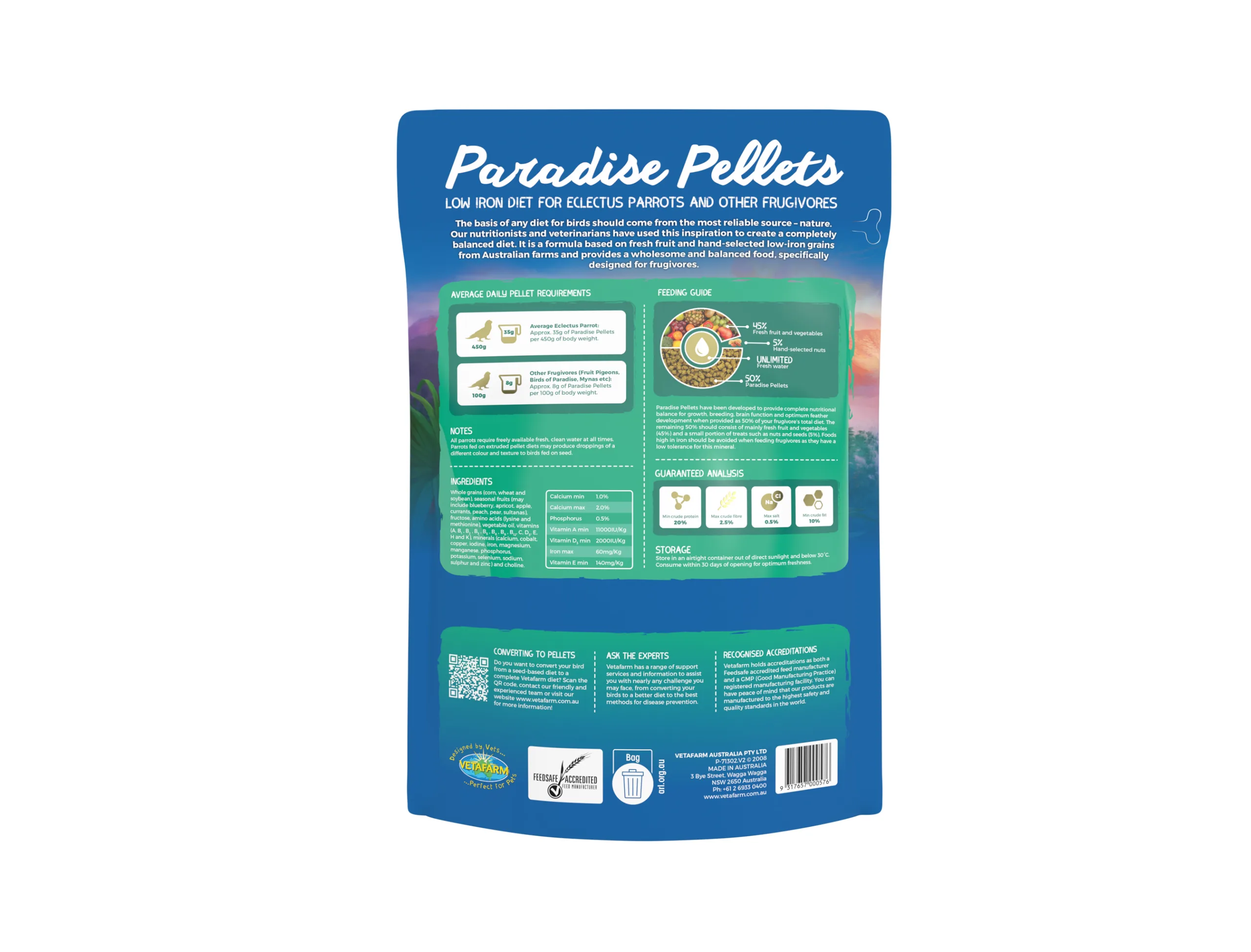 Vetafarm Paradise Pellets - Image 3