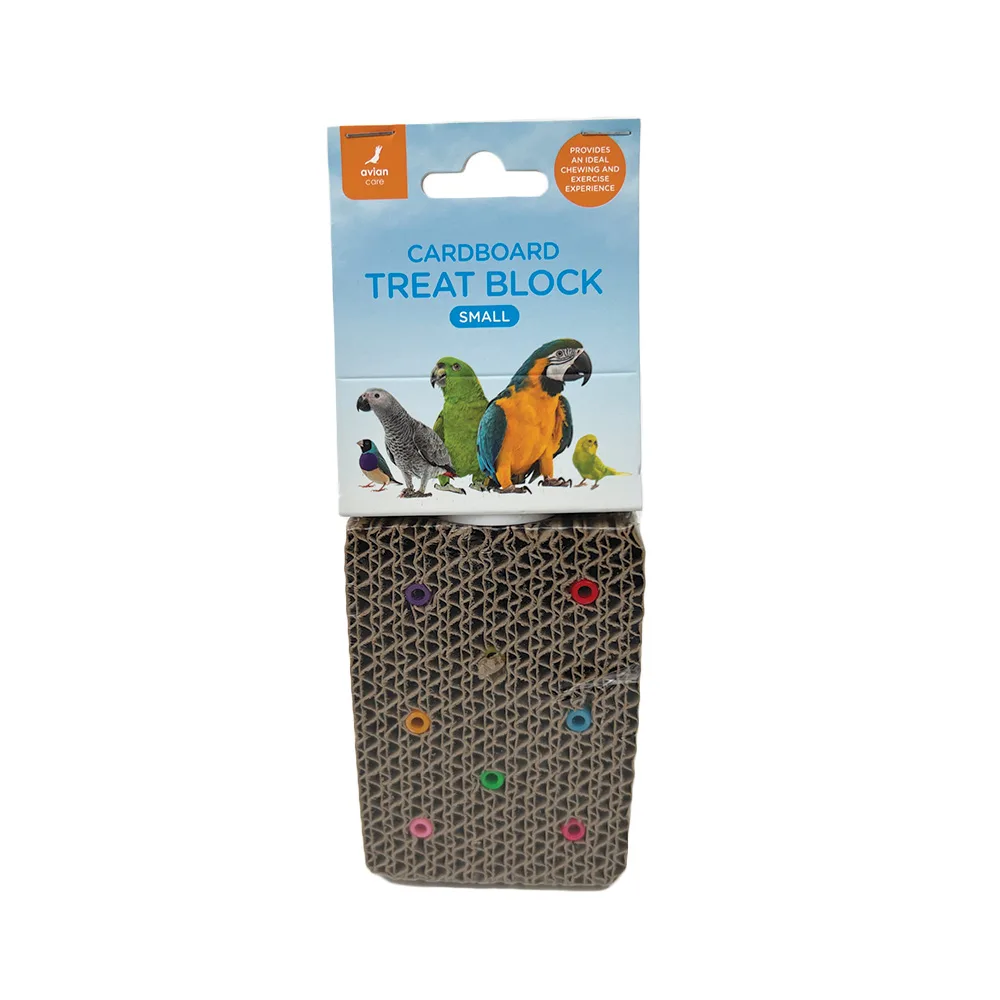 All Pet Bird Toy Cardboard Treat Blocks
