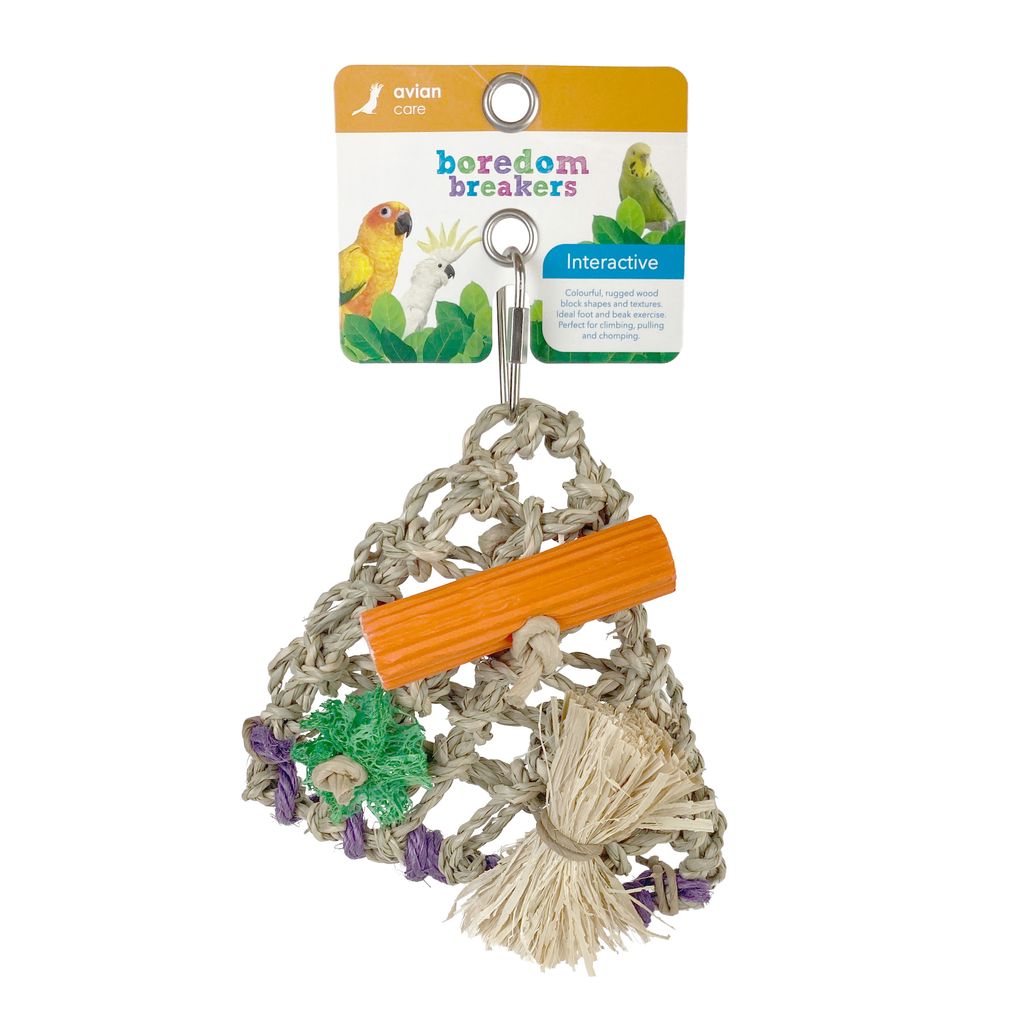 Bird Toy Seagrass Pizza Large