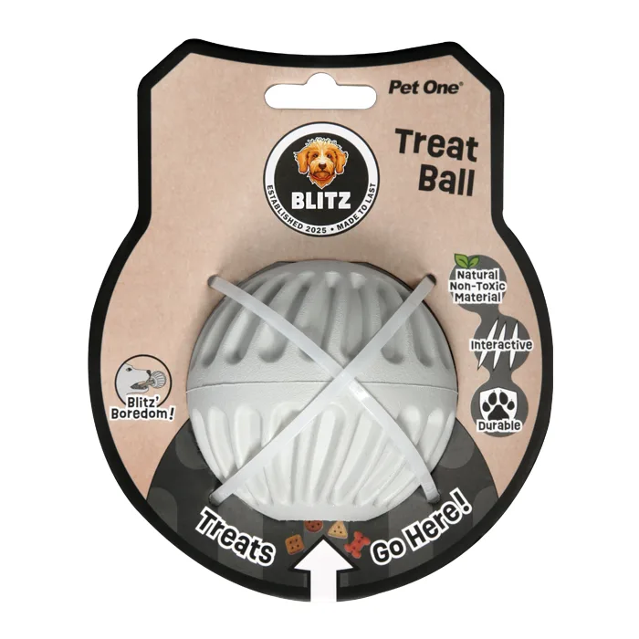 Pet One Blitz Rubber Treat Balls - 2 sizes