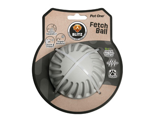 Pet One Dog Toy Blitz Rubber Fetch Ball -  2 sizes